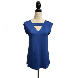 Nordstrom’s Lysse (NWT) Melrose Admiral Blue Keyhole Top (Size: Small)